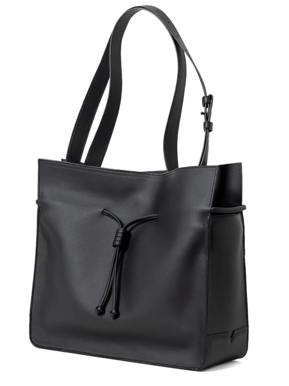 Von Holzhausen Medium Shopper Black Tote Bag